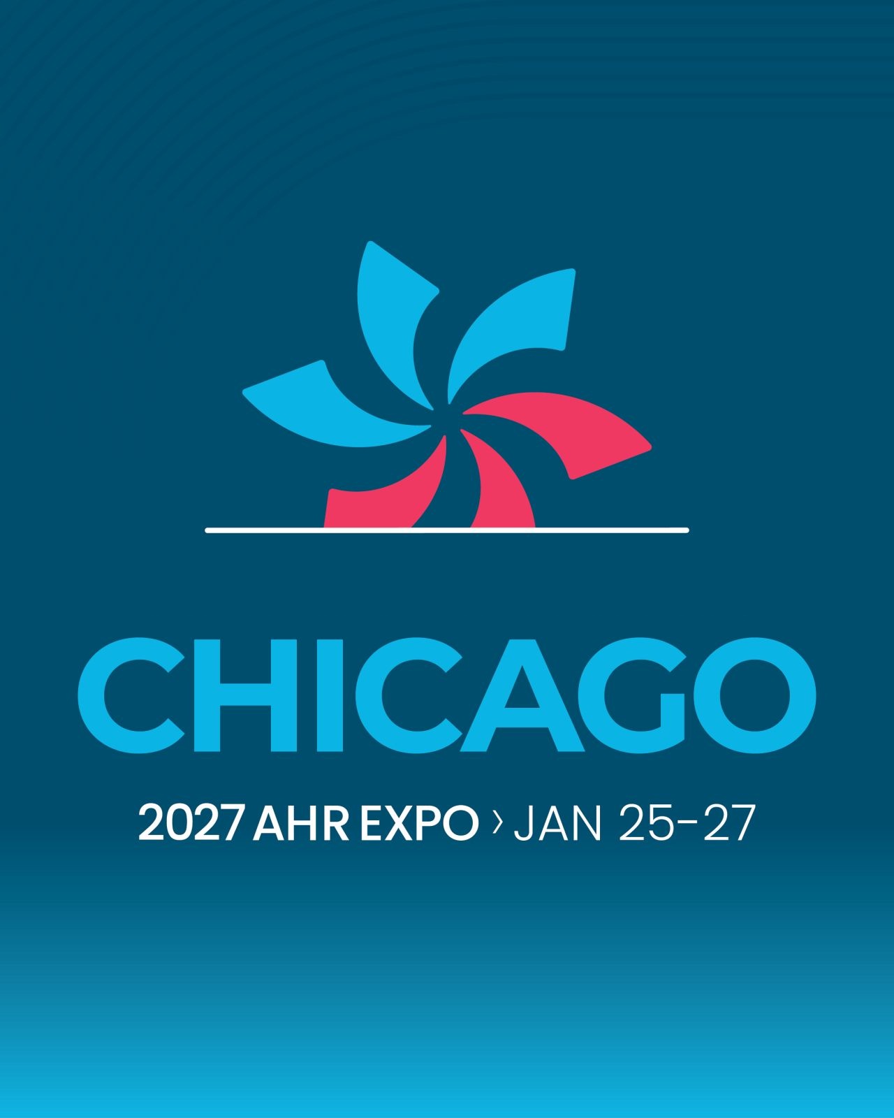 AHR Expo 2027 in Chicago — McCormick Place, January 25–27